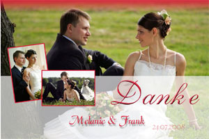 danksagungskarten hochzeit